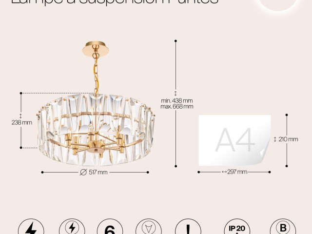 Подвесной светильник Maytoni MOD043PL-06G фото:15