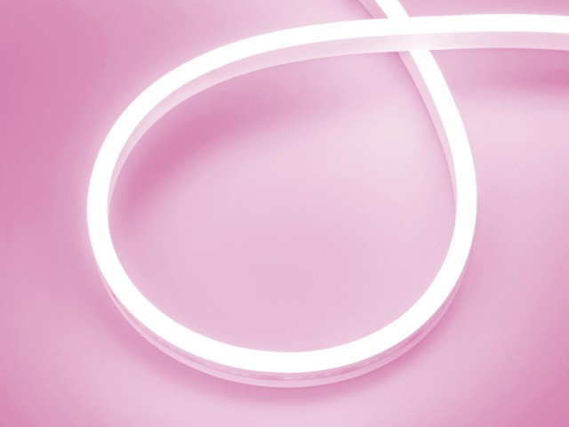 Лента герметичная AURORA-PS-A120-12x6mm 24V Pink (10 W/m, IP65, 2835, 5m) (Arlight, Силикон) фото:5