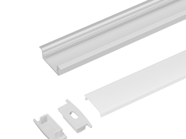 Профиль с экраном ARH-WIDE-F-H10-2000 ANOD+OPAL (Arlight, Алюминий) фото:11