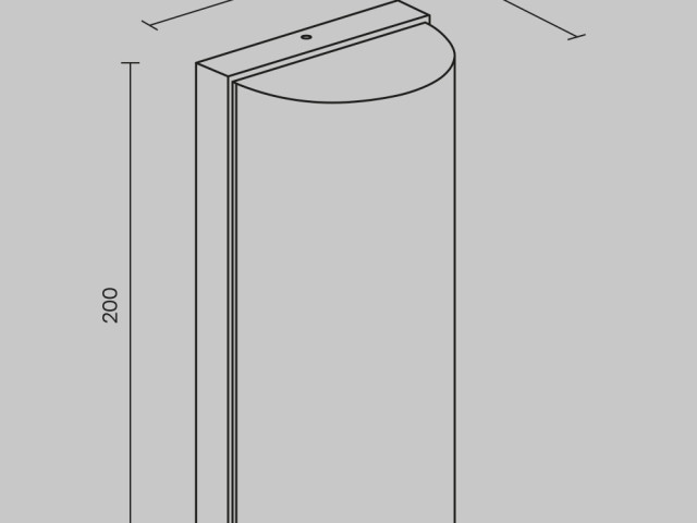 Уличный настенный светильник Outdoor O454WL-L10GF3K1 фото:14