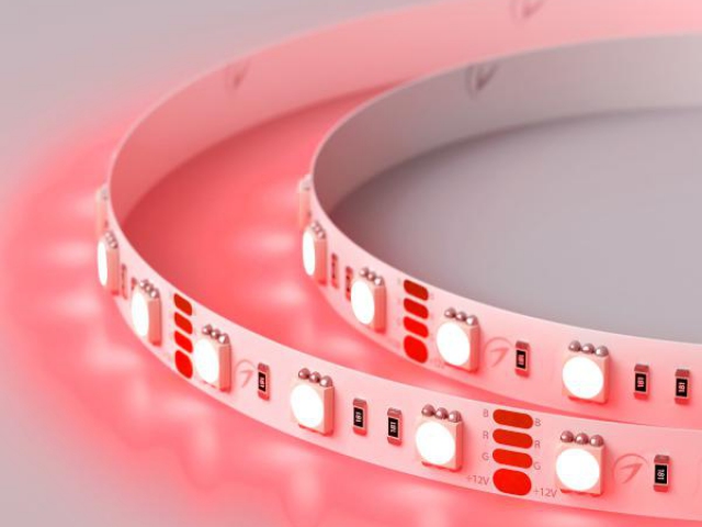 Лента RT-B60-10mm 12V RGB (14.4 W/m, IP20, 5060, 5m) (Arlight, Открытый) фото:6