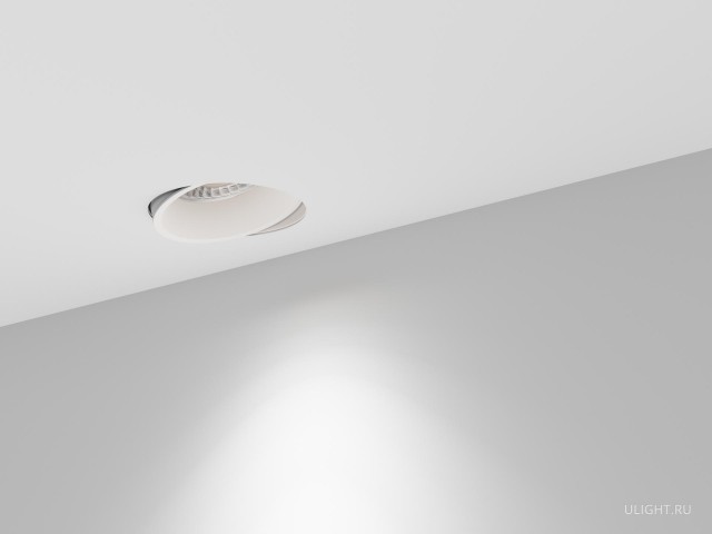 Светильник HOKASU DOT Spin Edgeless DTW noPS (RAL9003/38deg — 2.2-4K/10W/CRI97) фото:1