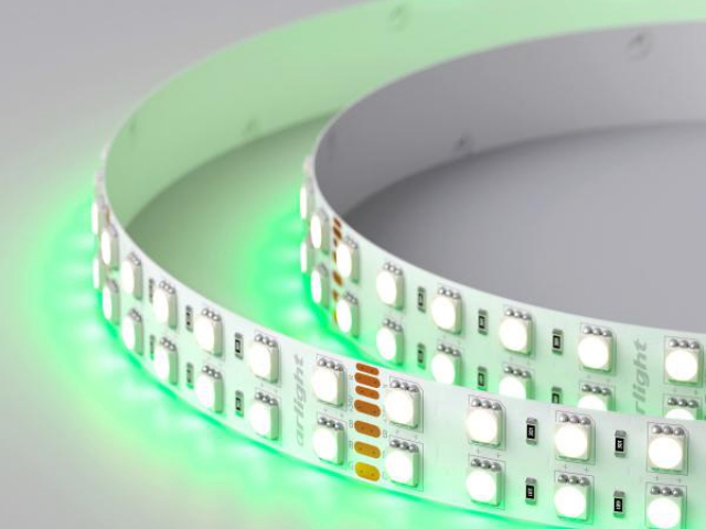 Лента RT 2-5000 24V RGB-Day 2x2 (5060, 720 LED, LUX) (Arlight, 32 Вт/м, IP20) фото:1