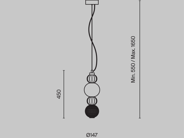 Подвесной светильник Maytoni P069PL-L17CH3K фото:2