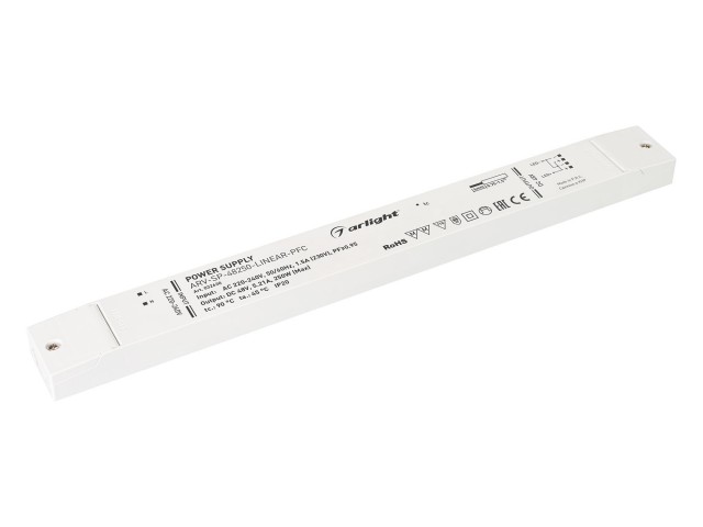 Блок питания ARV-SP-48250-LINEAR-PFC (48V, 5.21A, 250W) (Arlight, IP20 Пластик, 5 лет) фото:2