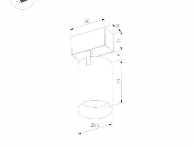 Светильник MAG-SPOT-25-R90-9W Day4000 (BK-GD, 30 deg, 24V) (Arlight, IP20 Металл, 3 года) фото:16