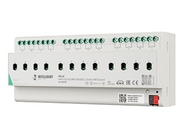 INTELLIGENT ARLIGHT Релейный модуль KNX-7123-82-DRO-DIN (BUS, 12x16A, KNX Secure) (IARL, IP20 Пластик, 2 года) фото:2