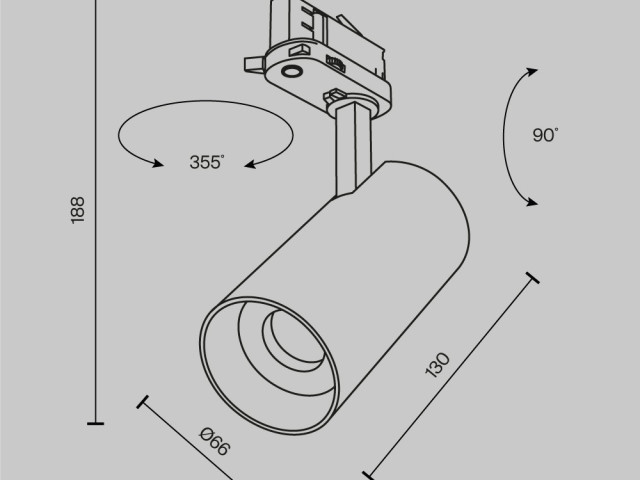 Трековый светильник Technical TR197-3-20WCCT-M-W фото:9