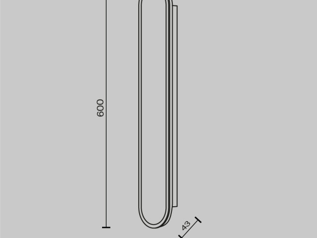 Настенный светильник (бра) Maytoni MOD429WL-L30BSK фото:6