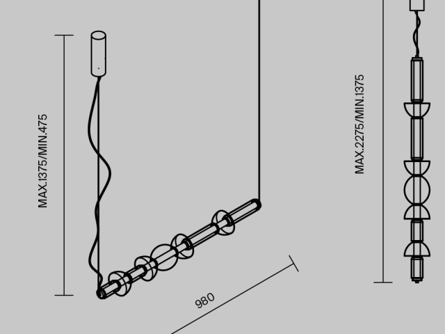 Подвесной светильник Maytoni MOD210PL-L39B3K фото:20