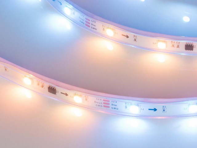 Лента герметичная SPI-P-B30-12mm 12V RGB-PX3 (7.2W/m, IP66, 5060, 5m) (Arlight, бегущий огонь) фото:3