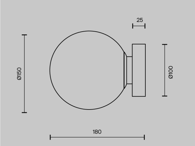 Настенный светильник (бра) Maytoni MOD321WL-01B фото:8