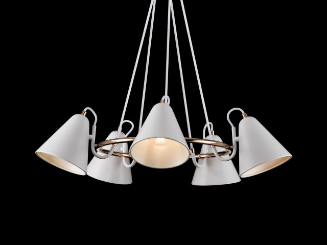 Люстра Freya FR8001PL-05WG фото:4