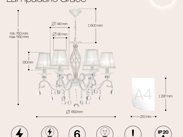 Люстра Maytoni ARM247-06-G фото:7