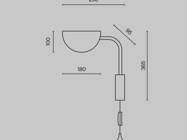 Настенный светильник (бра) Maytoni MOD126WL-01B фото:25