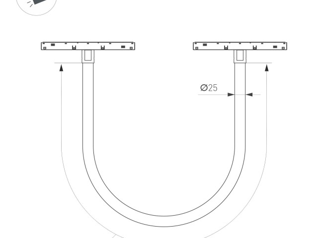 Светильник MAG-ORIENT-TUBE-ELASTIC-R25-L5000-70W Warm3000 (BK, 360 deg, 48V) (Arlight, IP20 Металл, 3 года) фото:5