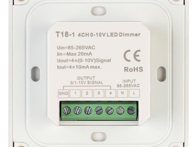 Панель SMART-P34-DIM-IN White (230V, 0-10V, Sens, 2.4G) (Arlight, IP20 Пластик, 5 лет) фото:2
