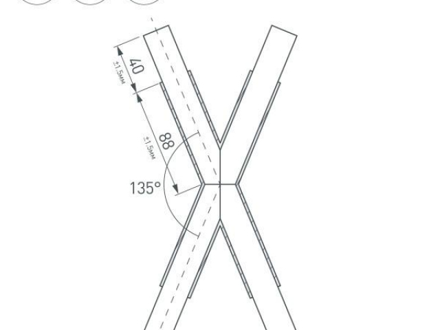 Крестовина PLS-LOCK-H25-Х135 (с экраном MAT-L) (Arlight, Металл) фото:3