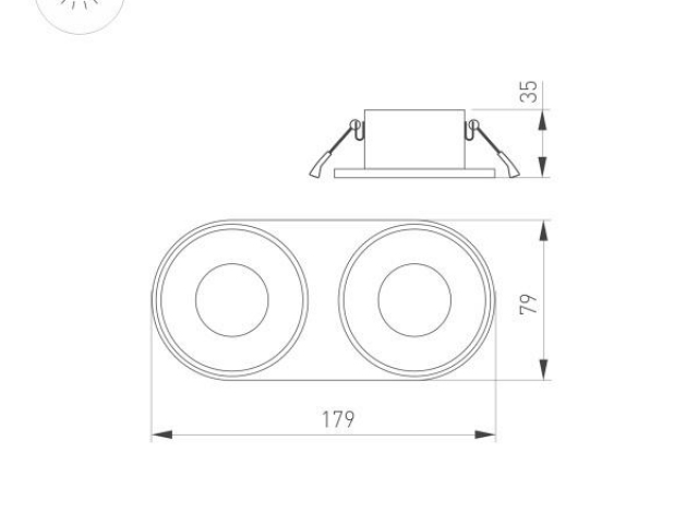 Корпус PLURIO-BASE-BUILT-RS185x85 (BK, 1-2, 200mA) (Arlight, IP20 Металл, 3 года) фото:7