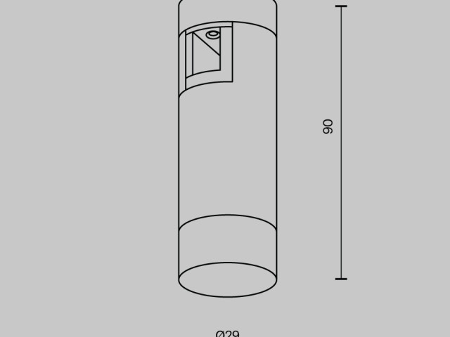 Трековый светильник Technical TR145-1-3W3K-W-B фото:1