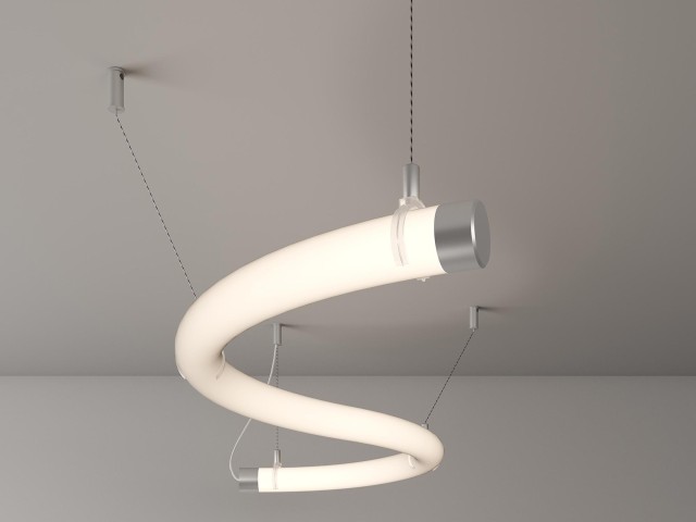 Силиконовый профиль WPH-FLEX-D40-360deg-S10-5m WHITE (Arlight, Силикон) фото:3
