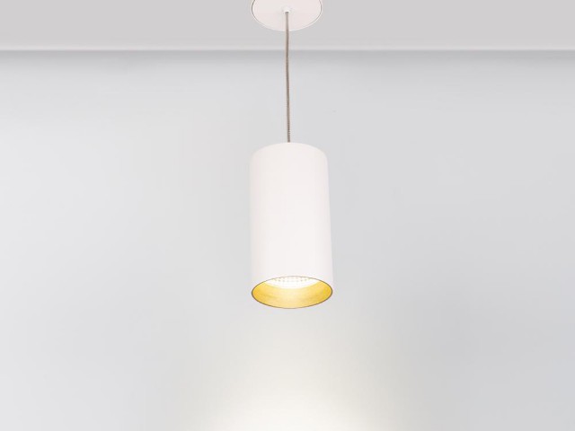 Светильник подвесной SP-POLO-R85-2-15W Day White 40deg (White, Gold Ring) (Arlight, IP20 Металл, 3 года) фото:23