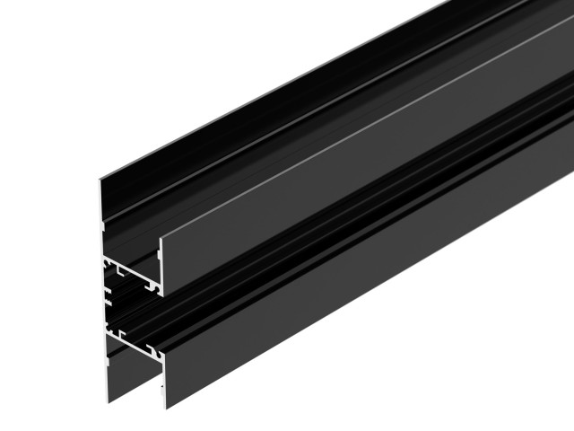 Профиль WALL-2575-DUAL-2000 ANOD BLACK (Arlight, Алюминий) фото:5