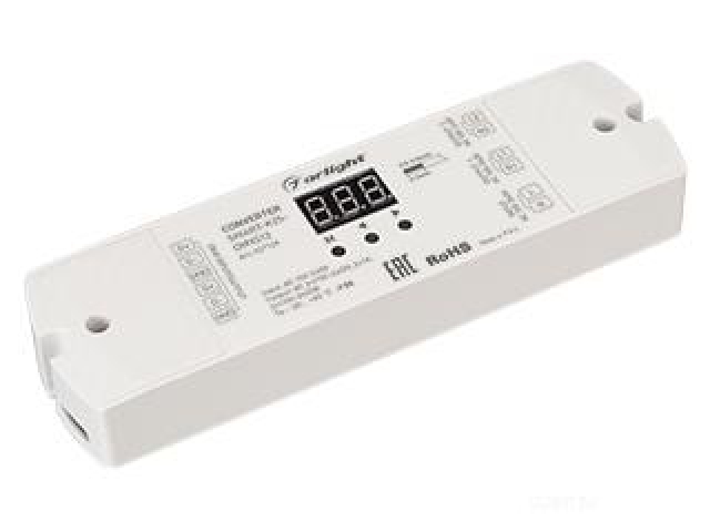 Конвертер SMART-K25-DMX512 (230V, 2x1A, TRIAC) (Arlight, Пластик) фото:4