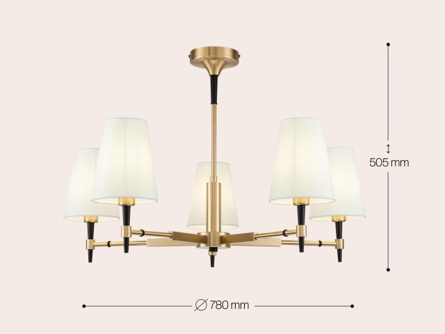 Люстра Maytoni H001CL-05BS фото:7