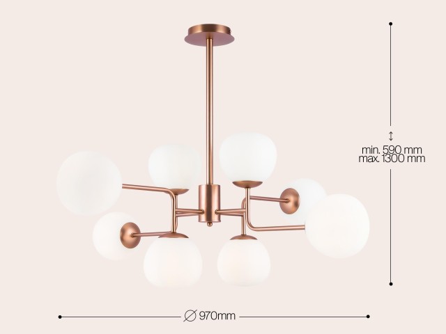 Люстра Maytoni MOD221-PL-08-G фото:23