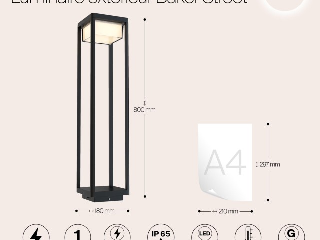 Ландшафтный светильник Outdoor O021FL-L10B3K фото:11