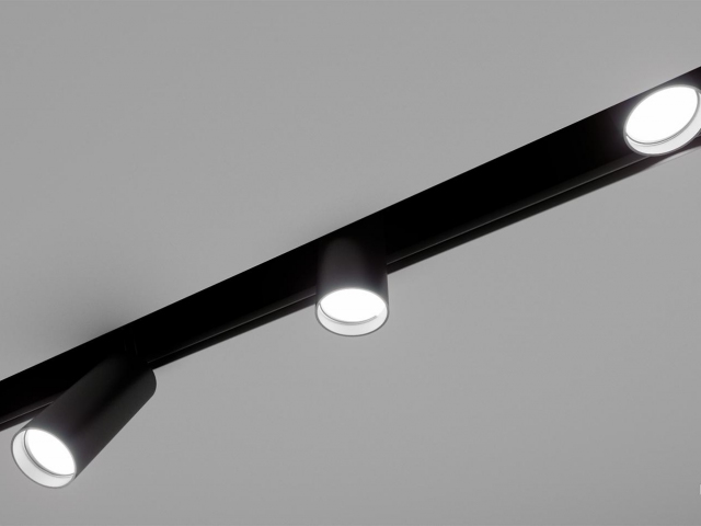 Трековый светильник HOKASU Tube HIDE TR4 (85-130/ral9005 – 20w/3090/15deg) фото:4