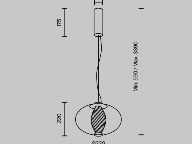 Подвесной светильник Maytoni MOD406PL-L8W3K фото:14