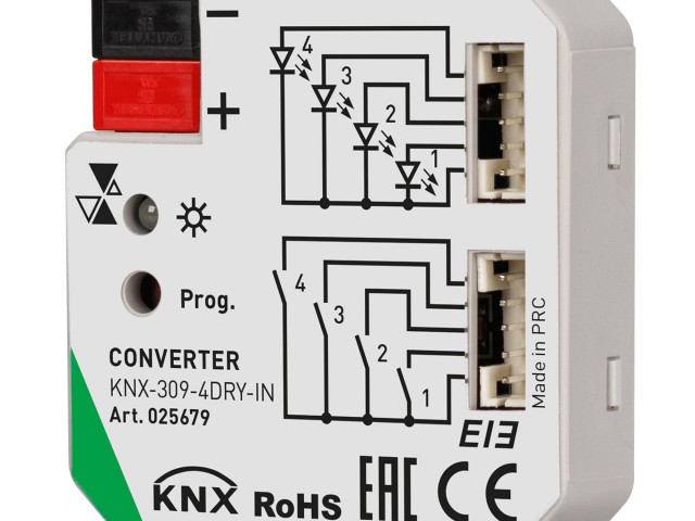 INTELLIGENT ARLIGHT Конвертер KNX-309-4DRY-IN (BUS) (IARL, IP20 Пластик, 2 года) фото:5