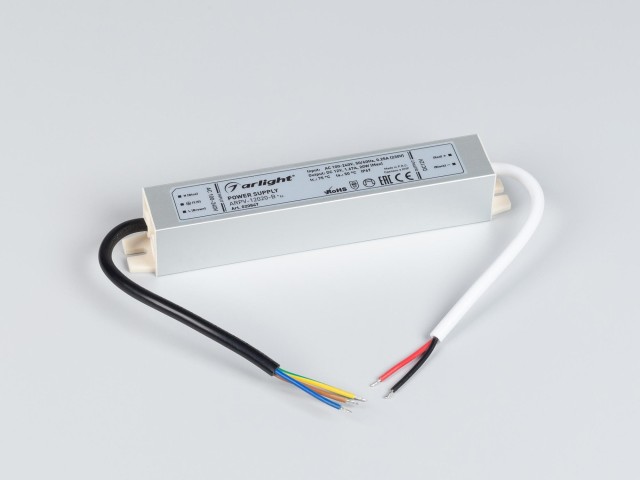 Блок питания ARPV-12020-B (12V, 1.7A, 20W) (Arlight, IP67 Металл, 3 года) фото:1