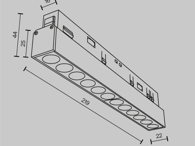 Трековый светильник Technical TR031-2-12W3K-W фото:2