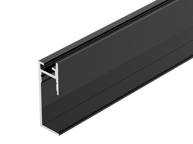 Профиль PLINTUS-H35-F-2000 BLACK (Arlight, Алюминий) фото:1