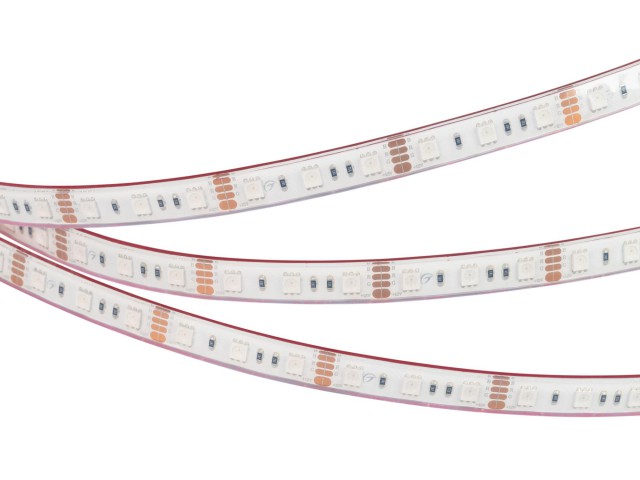 Лента герметичная RTW-PFS-B60-13mm 12V RGB (14.4 W/m, IP68, 5060, 5m) (Arlight, -) фото:5