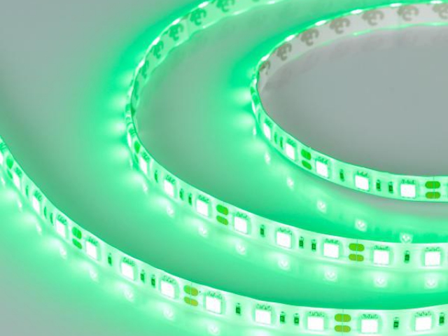 Лента RTW 2-5000SE 12V Green 2x (5060, 300 LED, LUX) (Arlight, 14.4 Вт/м, IP65) фото:5