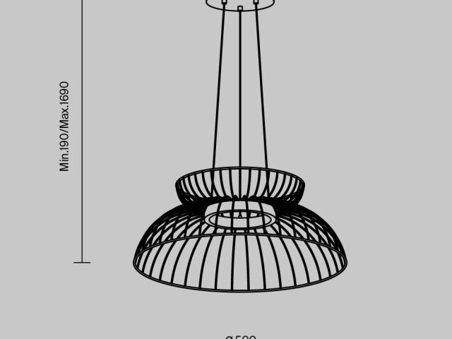 Подвесной светильник Freya FR5398PL-L6B фото:3