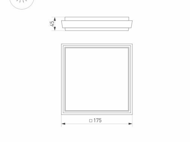 Светильник LGD-AREA-S175x175-10W Day4000 (GR, 110 deg, 230V) (Arlight, IP54 Металл, 3 года) фото:10