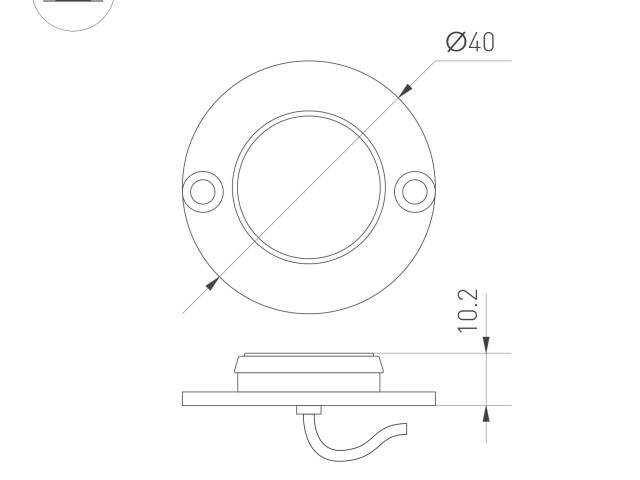 Светильник ART-DECK-LAMP-R40-1W Warm2700 (SL, 120 deg, 24V) (Arlight, IP67 Металл, 3 года) фото:2