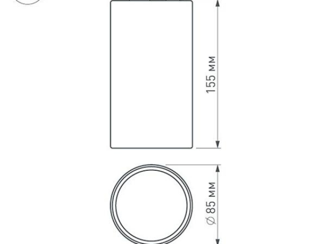 Цилиндр накладной SP-POLO-R85S Silver (1-3) (Arlight, IP20 Металл, 3 года) фото:13