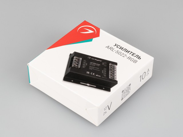 Усилитель ARL-5022-RGB (12-24V, 3x10A, 360-720W) (Arlight, IP20 Металл, 3 года) фото:6