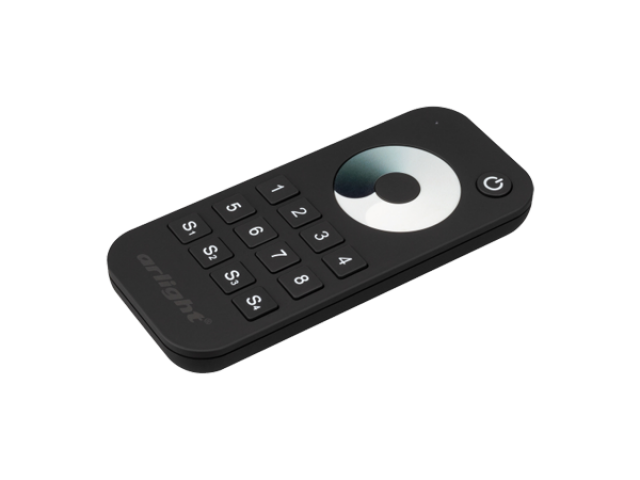 Пульт SMART-R24-DIM Black (8 зон, 2.4G) (Arlight, IP20 Пластик, 5 лет) фото:4
