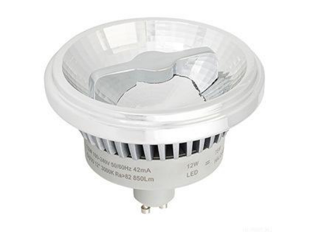Лампа AR111-FORT-GU10-12W-DIM Day4000 (Reflector, 24 deg, 230V) (Arlight, Металл) фото:7