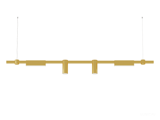 Подвесной светильник HOKASU PL10 (GOLD/1500mm – 200mm/LT70/120deg – D55/140mm – 3K/16W) фото:1