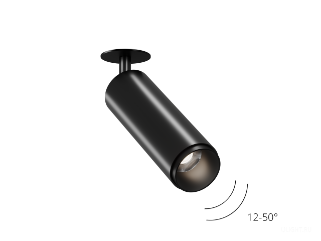 Встраиваемый светильник HOKASU Tube IN Zoom (55-120/ral9003 – 10w/2790/12-50deg) фото:9