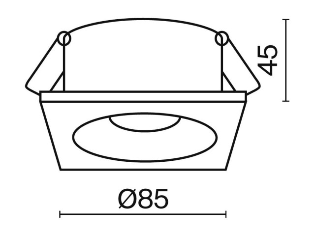 Встраиваемый светильник Technical DL033-2-01W фото:19