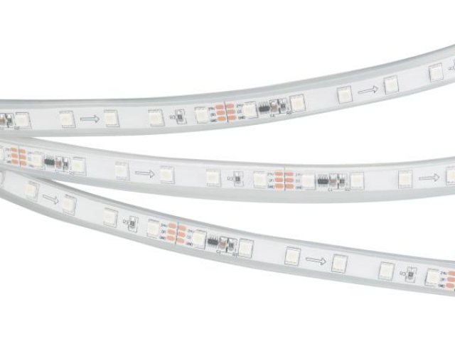 Лента герметичная SPI-P-F72-11mm 24V RGB-PX6 (14.4 W/m, IP66, 3535, 5m) (Arlight, бегущий огонь) фото:2